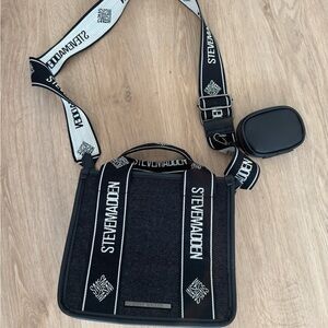 Black Steve Madden crossbody bag